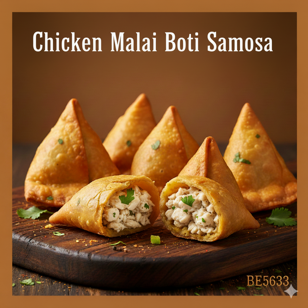 Chicken Malai Boti Samosa 12 pcs